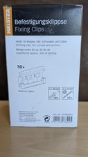 Meister Befestigungs/Leistenklipse Nr. 901000001 3er-Set Je 50 Stück