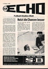 Fussball-Programmheft   74/75