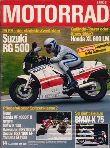 Motorrad 1985 fahrbericht - 14/1985,