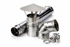 Edelstahl Rauchrohr Ø100