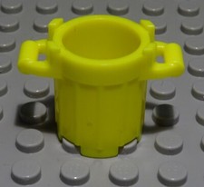 Lego Tonne Mülltonne Neongelb