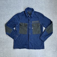 G-STAR Hemd Jeanshemd Shirt Gr. M Army Overshirt Work Wear Cowboy 1517 Blau