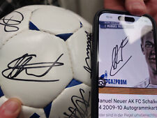 Autogrammball Schalke04 mit