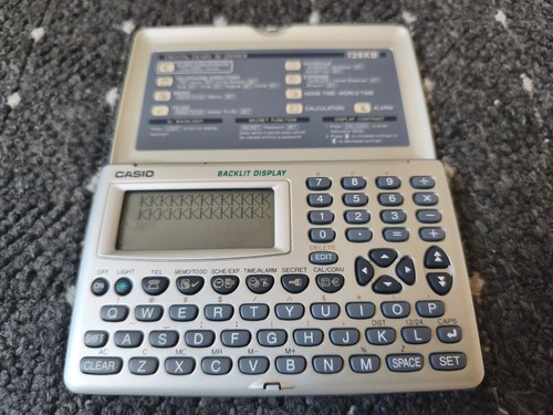 Vintage casio digital diary - vintage,