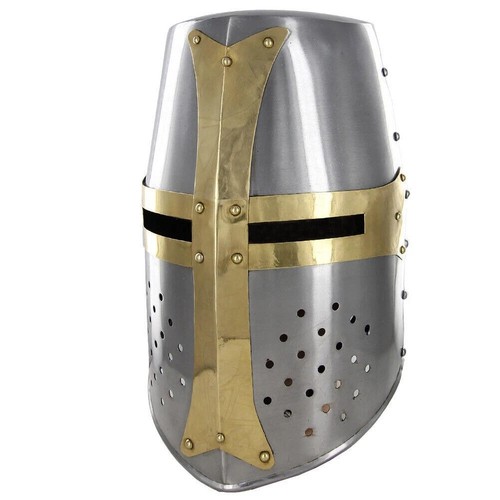 Mittelalter großer eimerhelm - mittelalter,