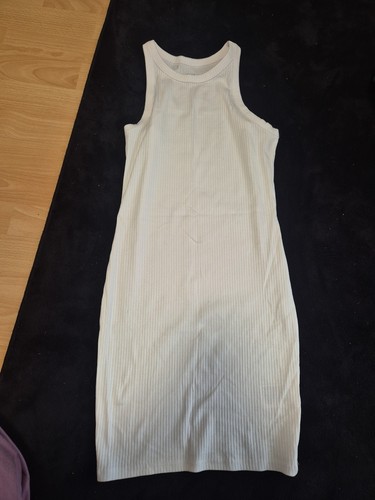Weißes kurzarmkleid - h&m,