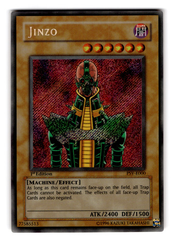 Yugioh jinzo secret rare near - yugioh,