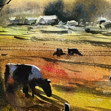 Original aquarell - original,