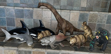Schleich® Konvolut Wildtiere Dinosaurier Wal Hai Bär