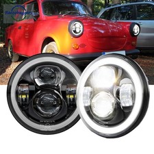 E24 Zertifikat LED Scheinwerfer m. Tagfahrlicht für Trabant 1.1, P50, P600, P601