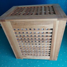 Wäschebox Wäschesammler Wäschekorb Holzkiste