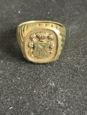 Gold ring siegelring monogramm - siegelring,