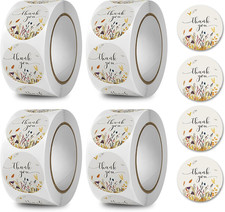 Danke-Aufkleber auf Rolle