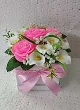 Selbstgemachte Blumen aus