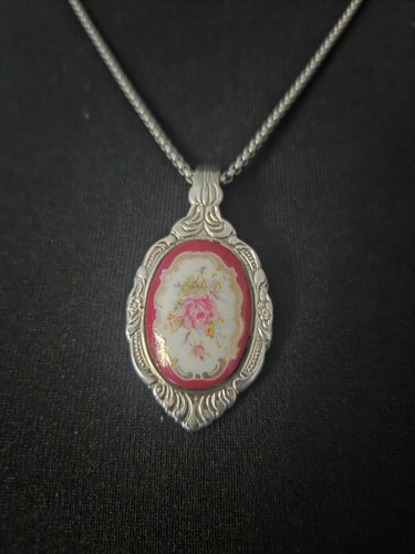 Kettenanhänger rose aus - kettenanhänger,