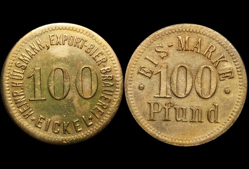 Wertmarke 100 pfund - wertmarke:,