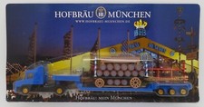 Grell Ho 1/87 Lastwagen Lkw Trailer Scania 124L 400 Schlagzeug Biere Hofbräu