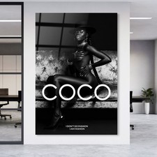 ✅ WANDBILD LUXUS COCO FRAU