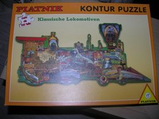 Piatnik Puzzle  /  Kontur Puzzle - Klassische Lokomotiven  / 700+ Teile