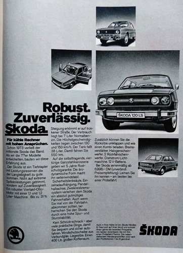 Skoda 120 originale - skoda,