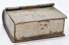 Antik Messing Klein Buch Form