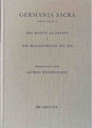Das bistum eichstätt - bistum, teil