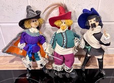 3 Musketier Puppen - 21 cm