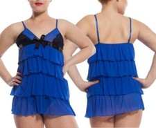 Sexy Damen Negligee Rüschen