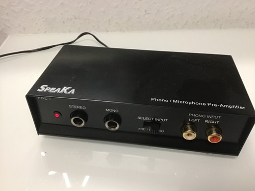 Phono microphone pre amplifier - phono/microphone, pre-amplifier