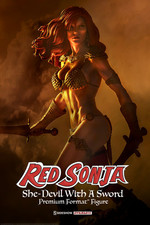 RED SONJA SHE DEVIL 1/4 PREMIUM FORMAT FIGUR STATUE SIDESHOW - NO PRIME
