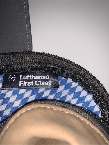 Lufthansa first class amenity - first,