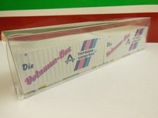AWM 2 x Kofferaufbau Thyssen Cargo-Box Nr. ?  , 1:87 in EVP