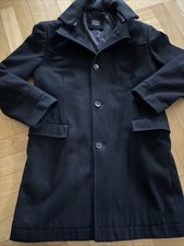Herrenmantel, Kurzmantel, Schwarz, Klassisch, Jakes, Gr 48