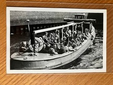 Alte Ansichtskarte Hamburg, Hafenrundfahrt mit Barkasse, Werbekarte