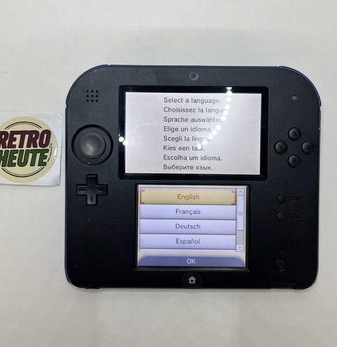 Nintendo 2ds schwarz blau - nintendo,