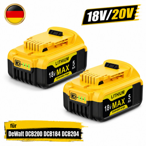 Für dewalt dcb200 - akku, 18v