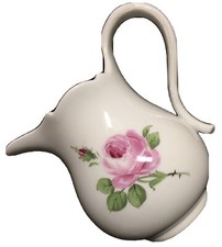 Meissen Porzellan Kanne Milchkanne 12 Cm Rote Rose TOP 1.Wahl ⚔️ Neuwertig