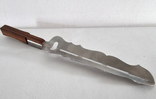 Große Zucker-Zange Zucker-Halter Feuerzangenbowle 36cm lang Holzgriff Vintage