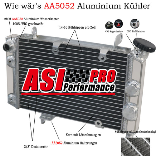 Aluminium kühler für suzuki - kühler,