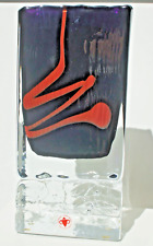 Atelier Beranek Design Glas Vase Petr Hora Design Czech Art Glass  22 cm H top