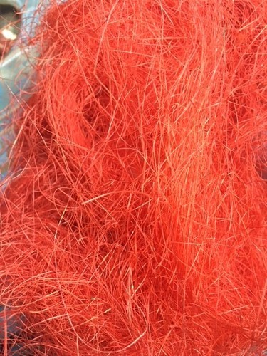 Bastelbedarf flachshaar rot - bastelbedarf,