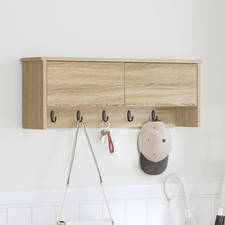 Modern Wandgarderobe mit Ablage Flurgarderobe Flur Wand Garderobe Kleiderständer