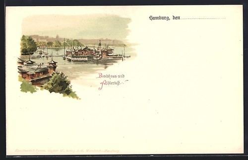 Lithographie hamburg georg - lithographie, hamburg-st.georg