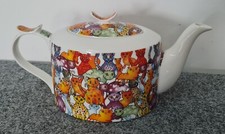 Teekanne Katzen Feinporzellan