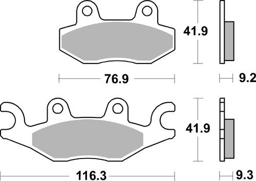 Brembo bremsbelagsatz - brembo,