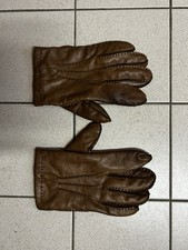 Lederhandschuhe Herren gefüttert Gr. 9 1/2 braun gebraucht