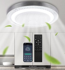 Deckenventilator mit Beleuchtung Fernbedienung LED Deckenlampe Schlafzimmer Fan