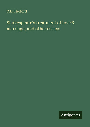 Herford shakespeare s - h., shakespeare's