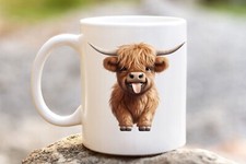 Schöne Hochlandkuh Tasse