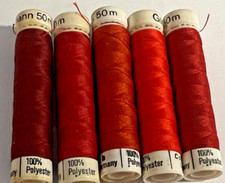 5x Gütermann Nähgarn Allesnäher 50 m  /verschiedene Farben Vintage